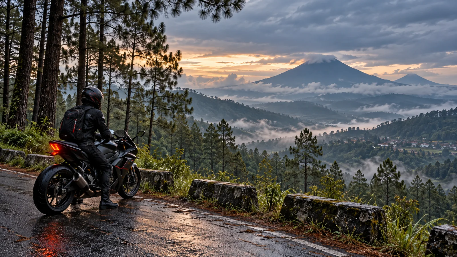 Ilustrasi Rute Riding Bandung–Lembang–Cikole: Panduan Aman